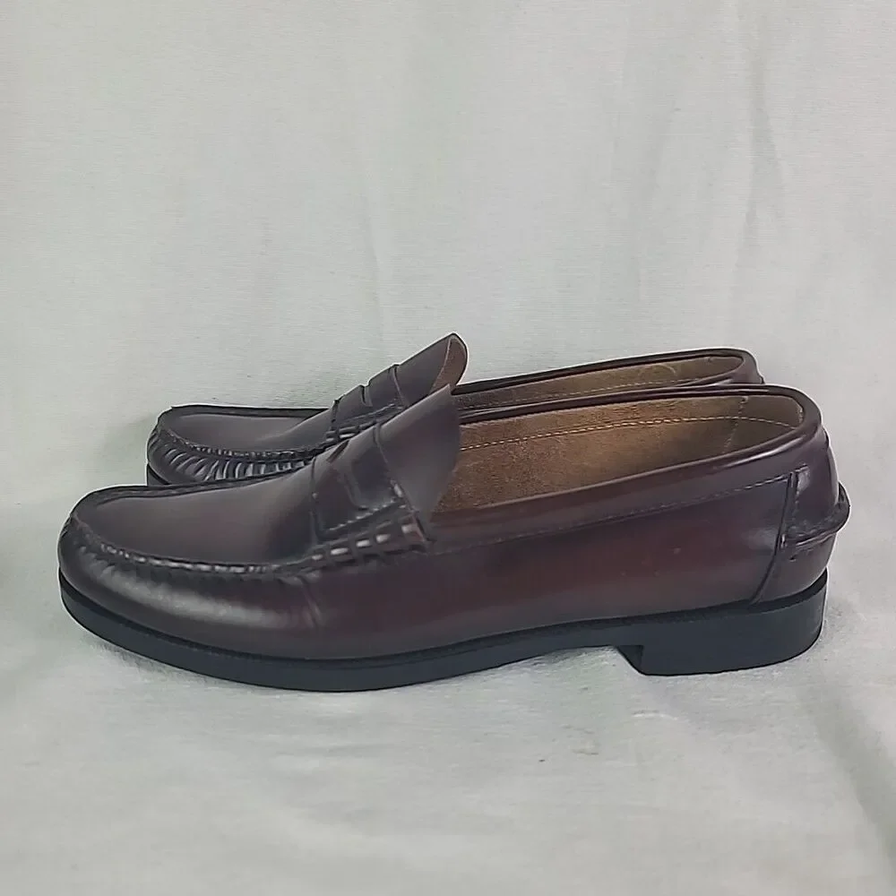 Florsheim Men Berkley Moc Toe Dress Shoes Leather Size 9 B Brown.